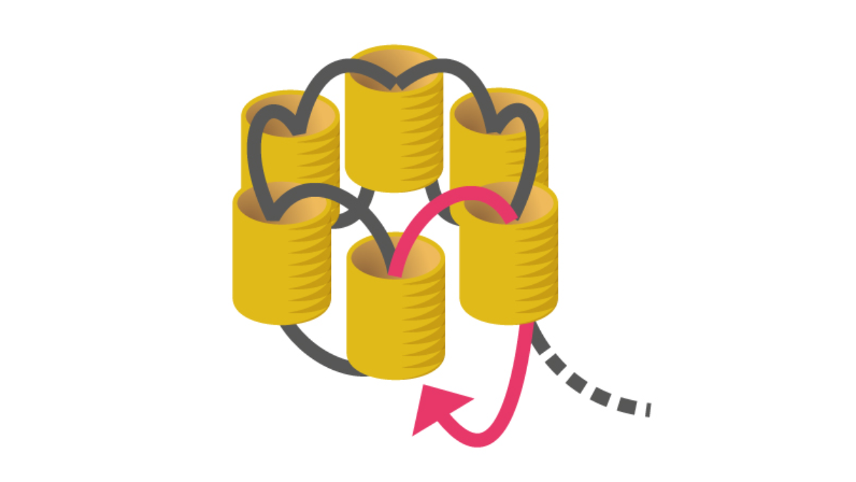 Bracelet Jonc avec perles tubes Miyuki en Brick Stitch tubulaire : Etape 3