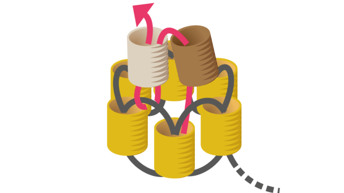 Bracelet Jonc avec perles tubes Miyuki en Brick Stitch tubulaire : Etape 4