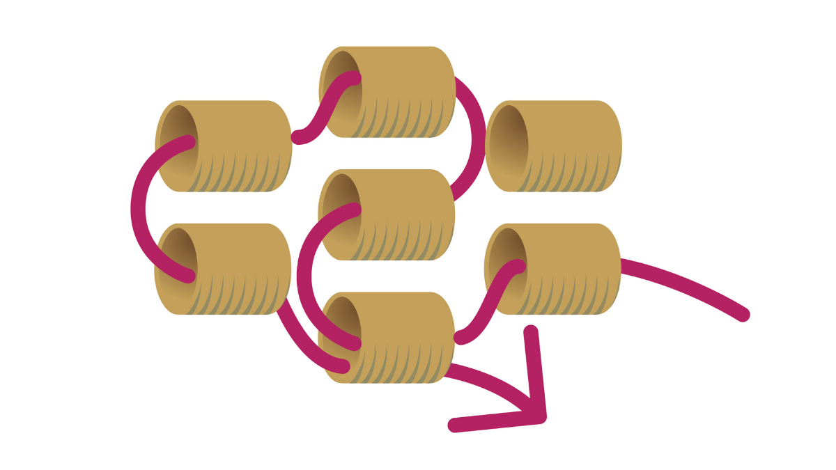 Bracelet Jonc avec perles tubes Miyuki en Brick Stitch tubulaire : Etape 7