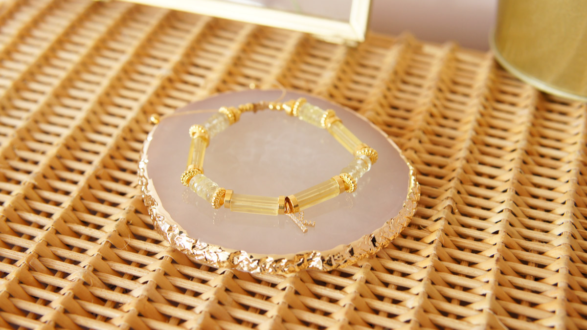 Tutoriel bracelets réglables avec perles en labradorite et turquoise africaine : Etape 9