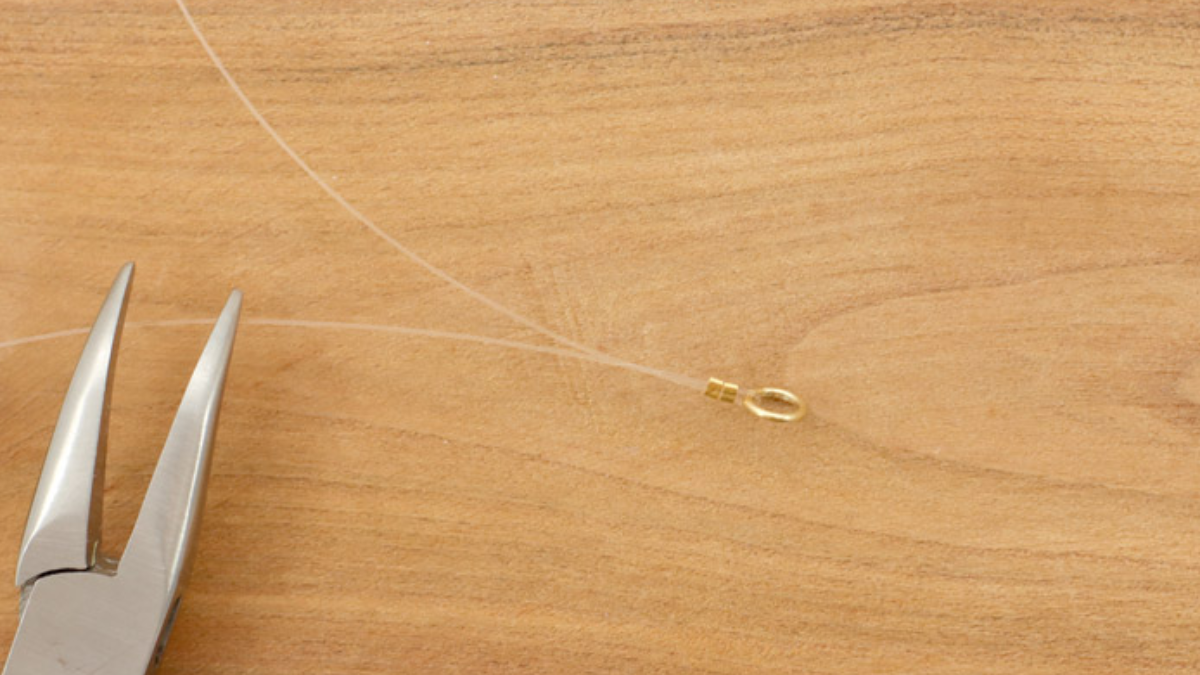 Tuto Collier Multirangs avec perles de rocailles rayées bleues et chaînes fantaisie : Etape 4