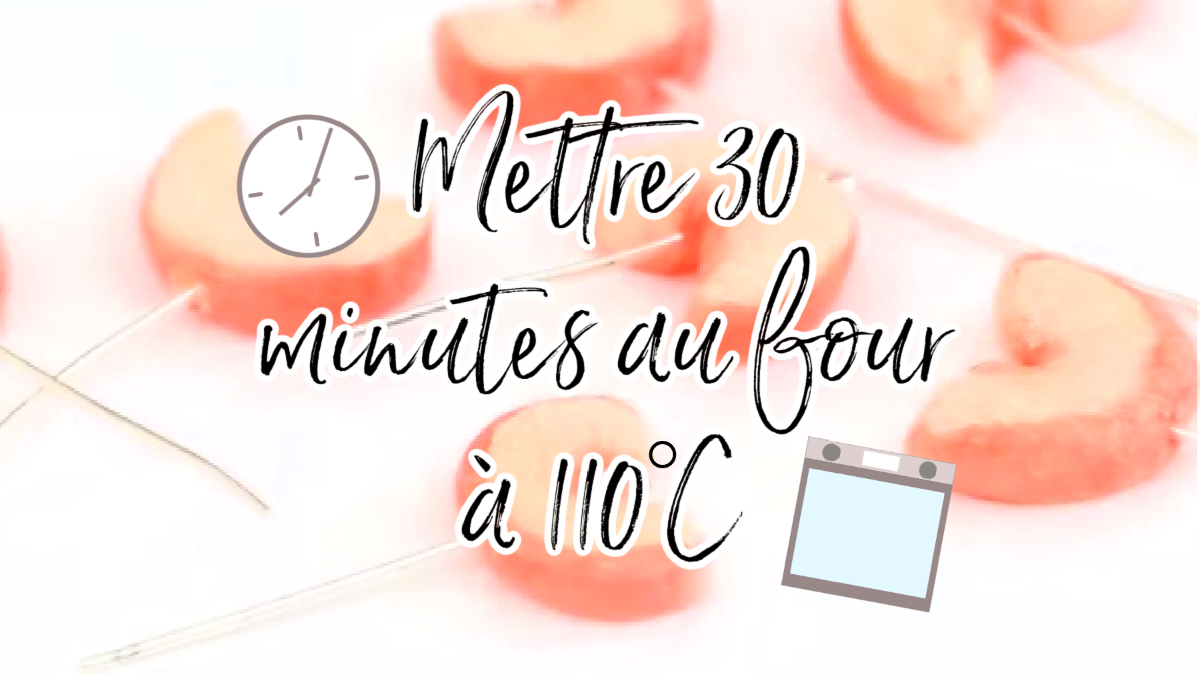 Bracelet pêle-mêle de perles et tranches de pêche en pâte polymère : Etape 9