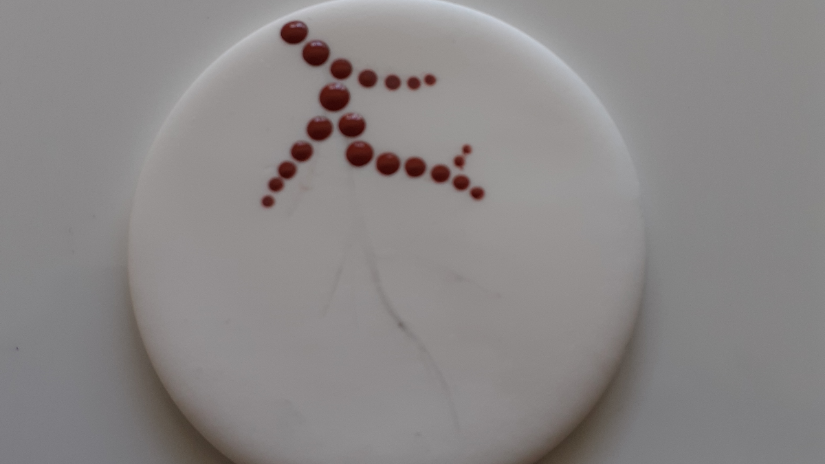 DIY Pendentif pâte polymère et motif fleurs technique dotting tool : Etape 5