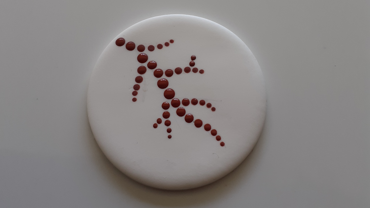 DIY Pendentif pâte polymère et motif fleurs technique dotting tool : Etape 6