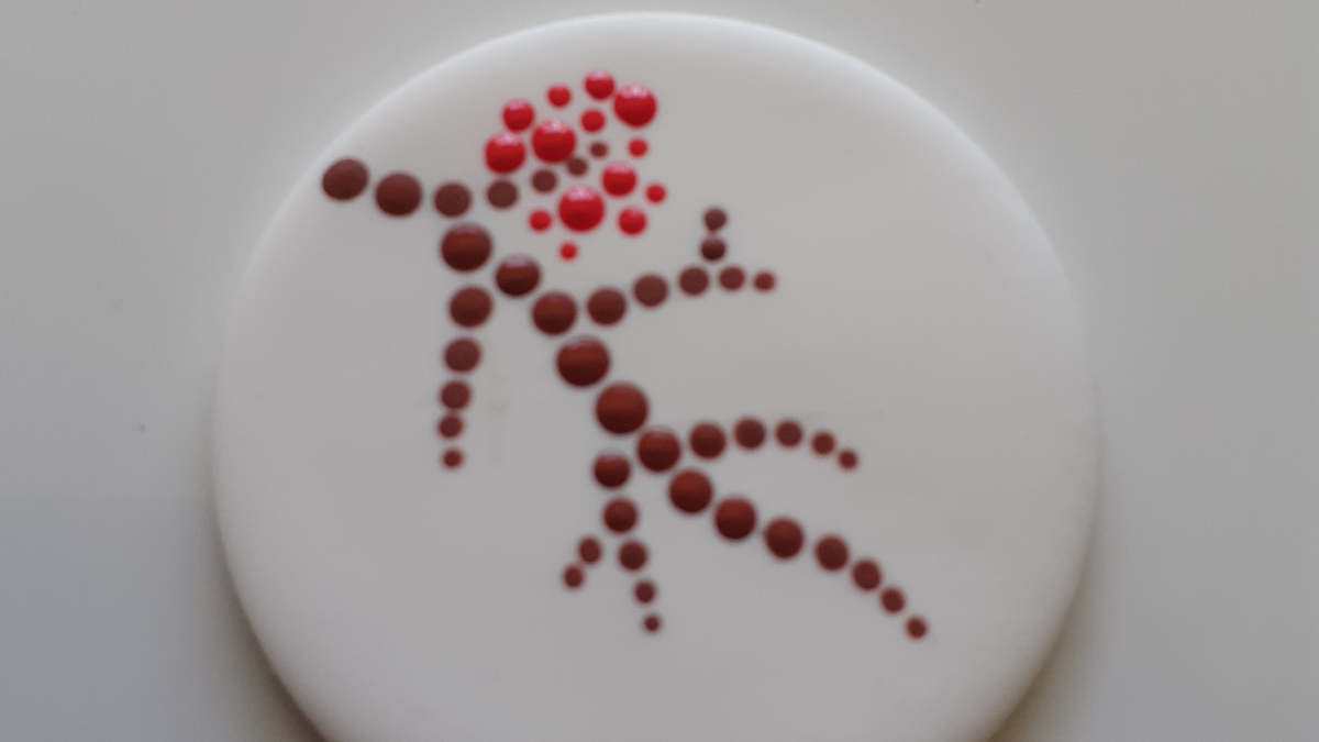 DIY Pendentif pâte polymère et motif fleurs technique dotting tool : Etape 7