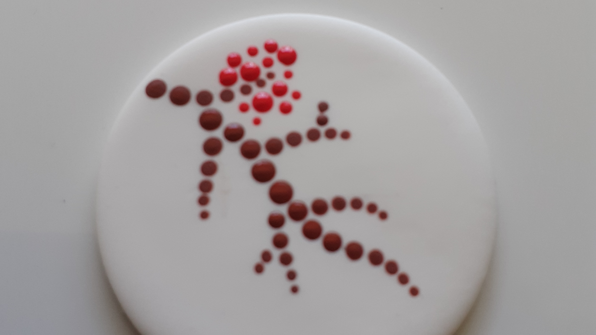 DIY Pendentif pâte polymère et motif fleurs technique dotting tool : Etape 8