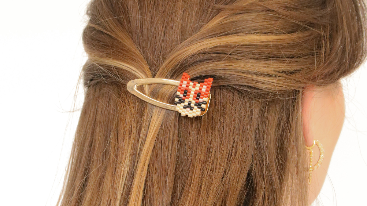 Modèle Tissage Brick Stitch Enfant avec perles Hama Mini