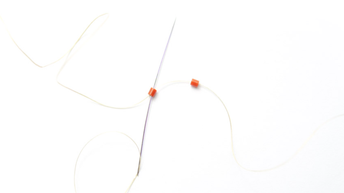 Modèle Tissage Brick Stitch Enfant avec perles Hama Mini : Etape 2