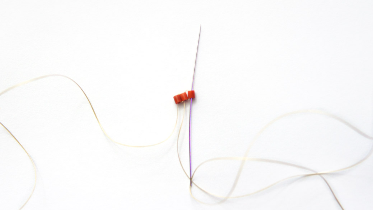 Modèle Tissage Brick Stitch Enfant avec perles Hama Mini : Etape 7