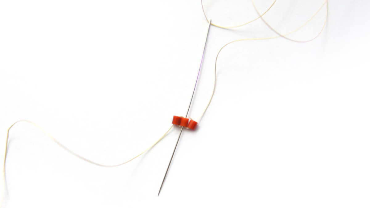 Modèle Tissage Brick Stitch Enfant avec perles Hama Mini : Etape 8