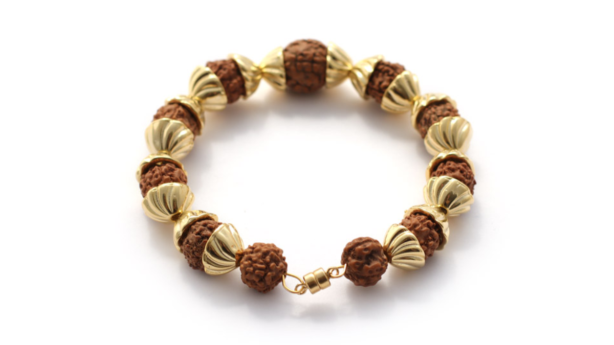 DIY Bracelet en perles Rudraksha ou larmes de Shiva : Etape 4