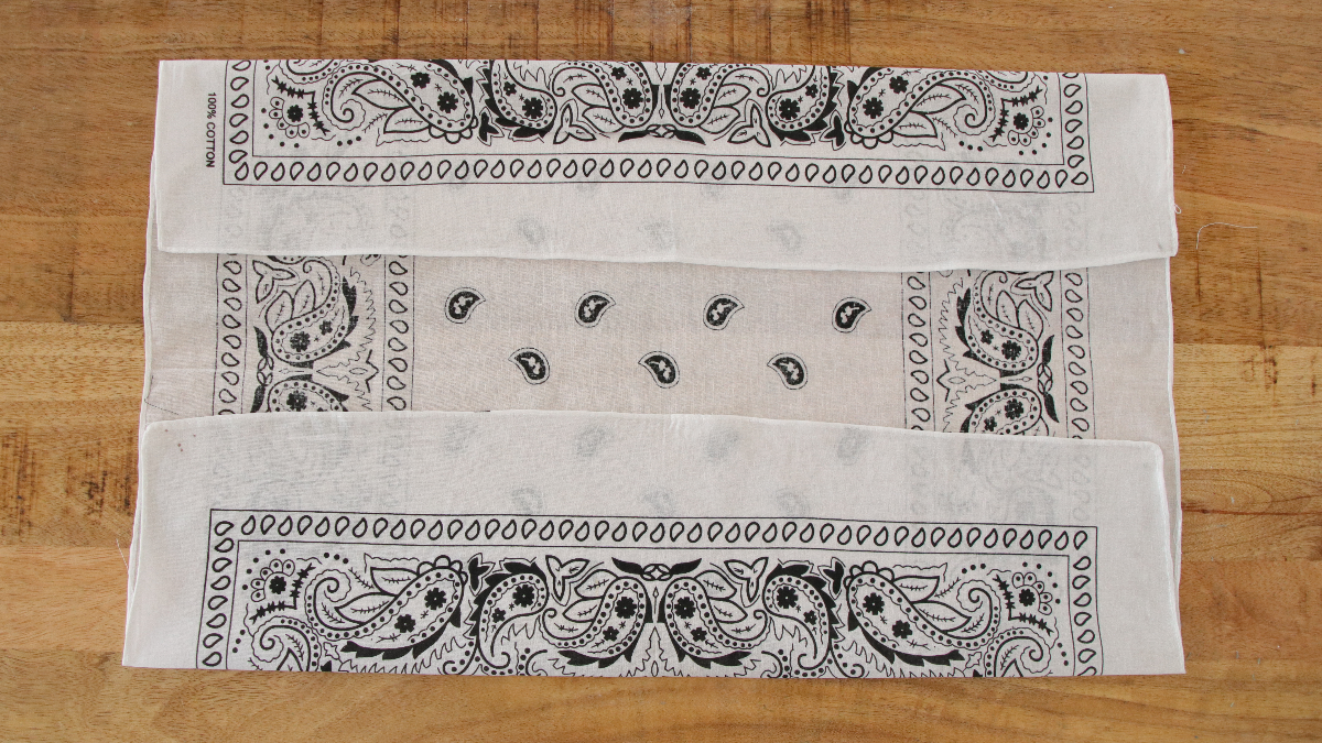 DIY Bracelet Bandana avec breloque abeille : Etape 1