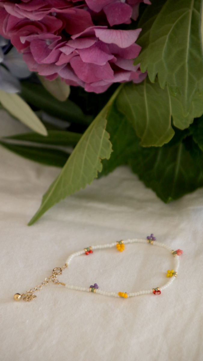 Schéma DIY Bracelet fruits en perles de rocailles