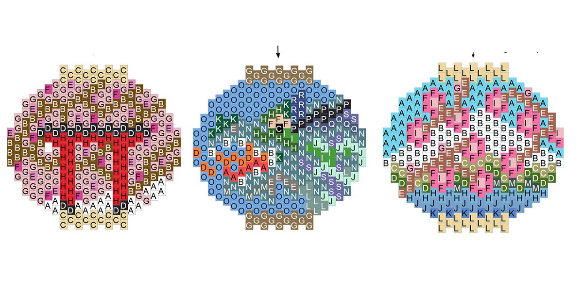 Schéma Lanternes chinoises en tissage de perles Miyuki Délicas 11/0