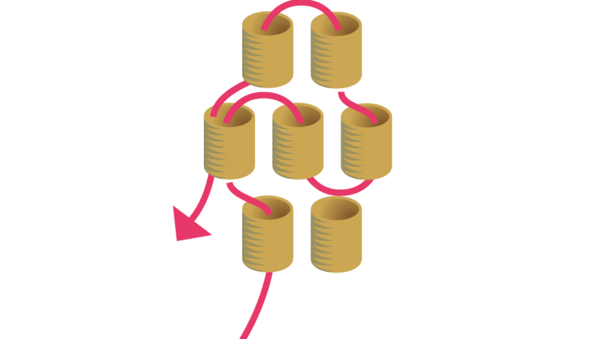 Grille de tissage Boucles d'oreilles Miyuki pastel en Brick Stitch : Etape 14