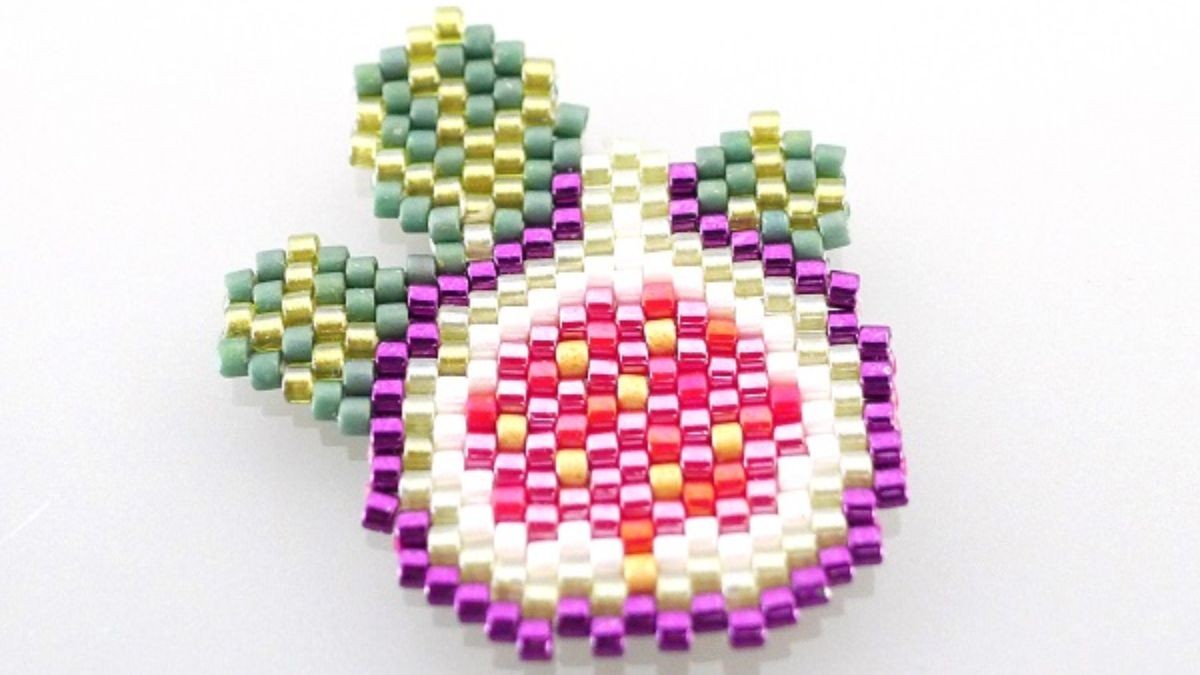 Diagramme figue en perles Miyuki Delicas par Mon Petit Bazar Diagramme figue en perles Miyuki Delicas par Mon Petit Bazar