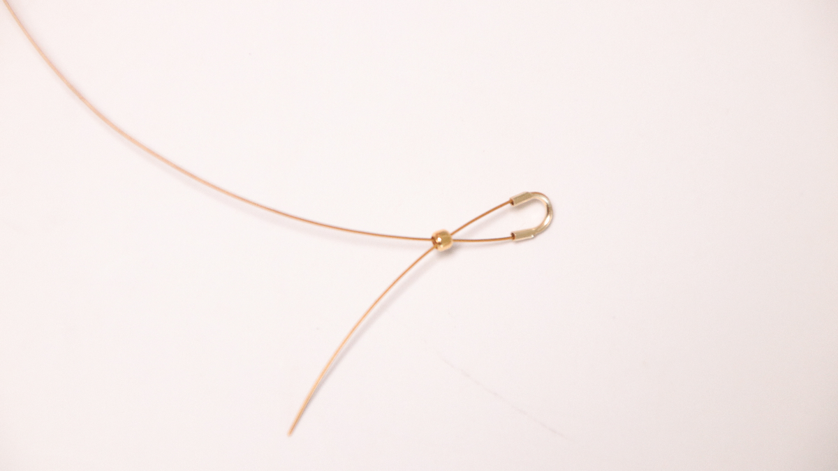 DIY Bracelet perles nacre étoile doré et vert turquoise : Etape 1