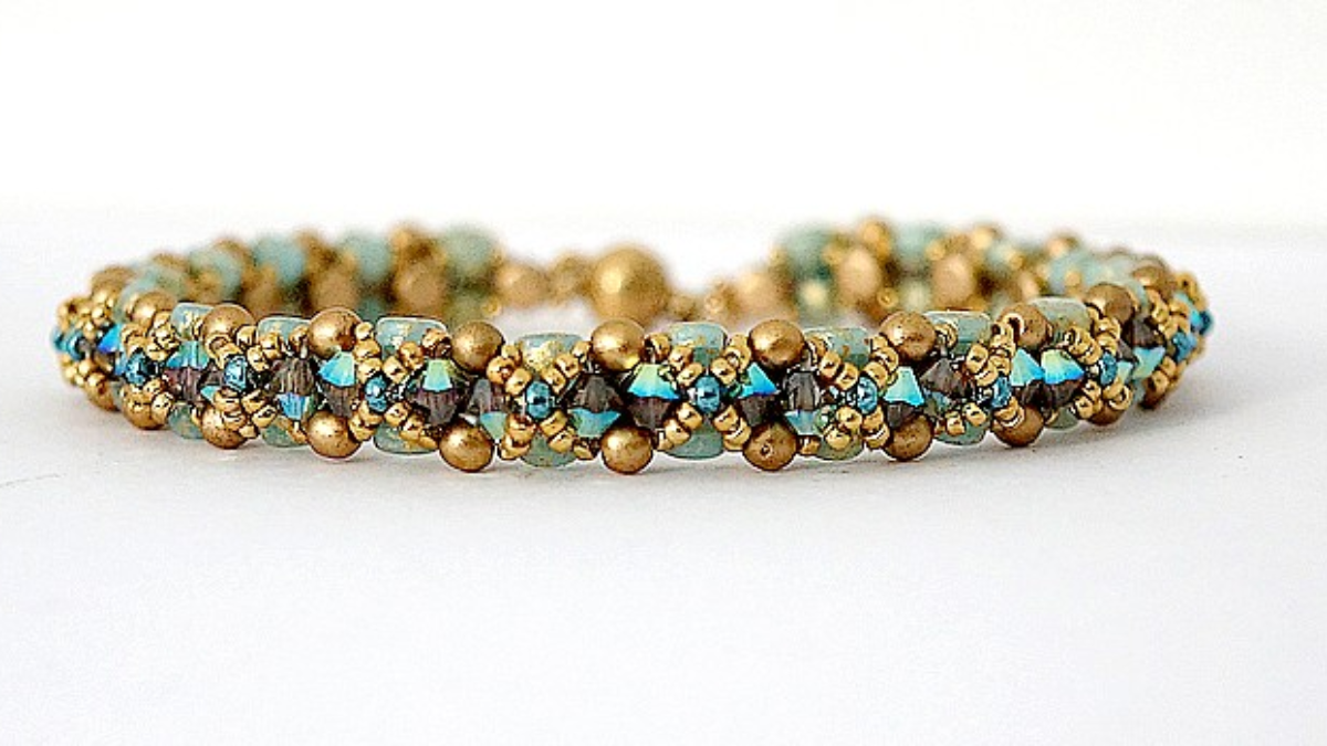 Schéma Bracelet Prince'S en perles Kalos par Puca et toupies PureCrystal