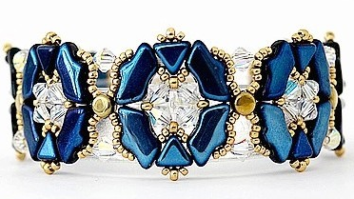 Schéma Bracelet Darling avec perles Delos, Kheops et Kalos par Puca