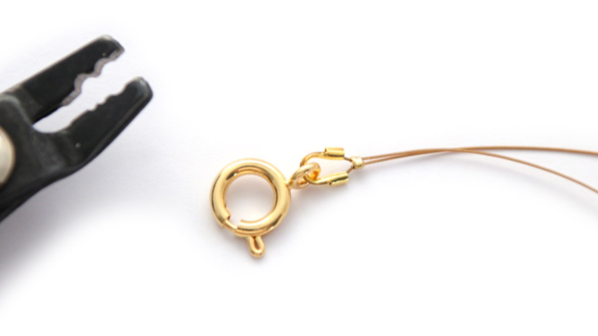 DIY duo de Colliers en perles nacre et cristaux PureCrystal : Etape 1