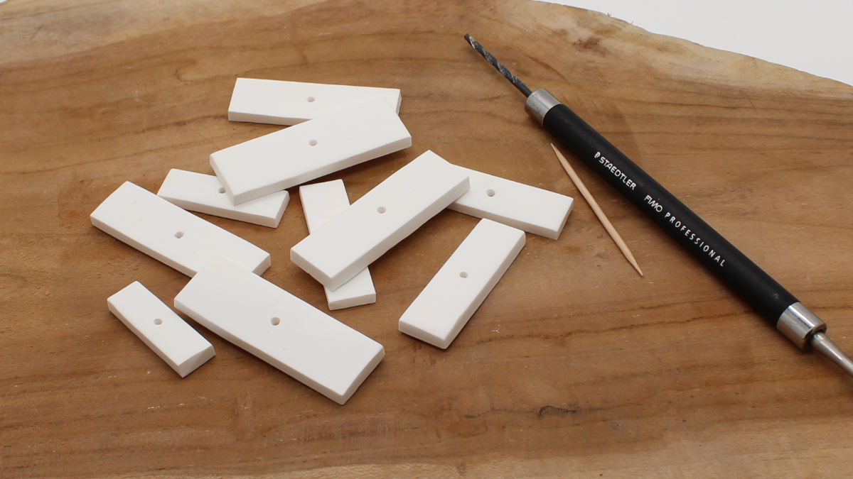 DIY 3 idées de décorations de Noël en pâte Fimo : Etape 5