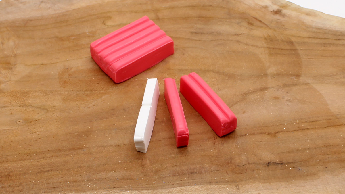 DIY 3 idées de décorations de Noël en pâte Fimo : Etape 8