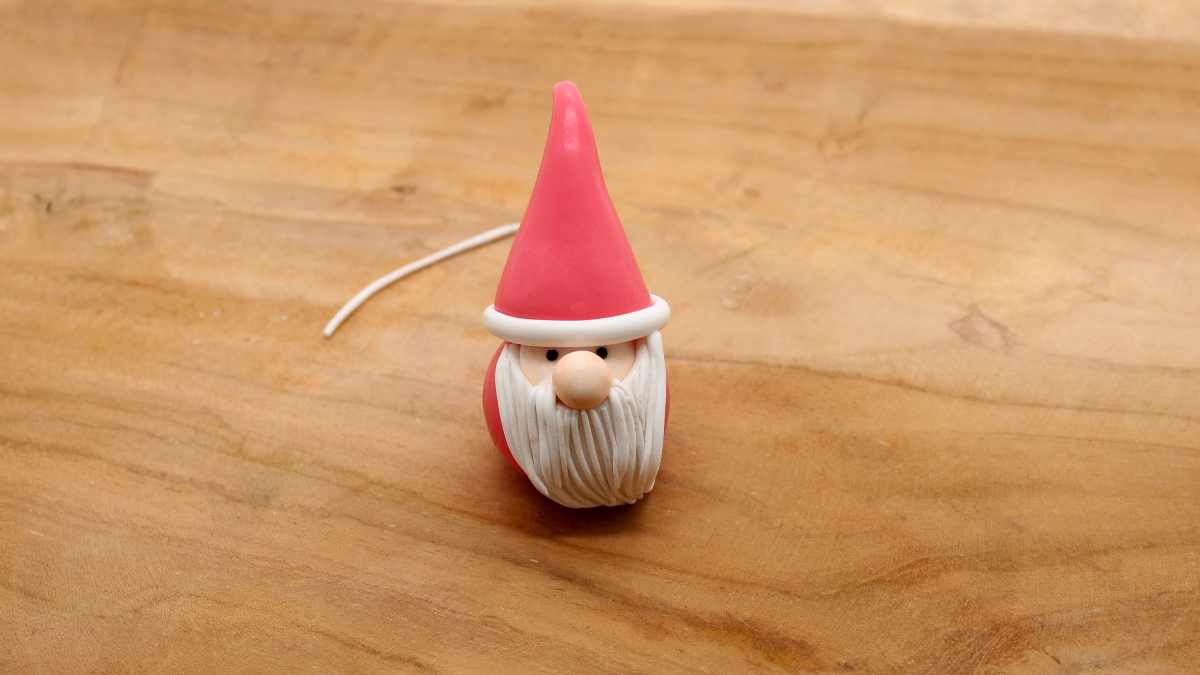 DIY 3 idées de décorations de Noël en pâte Fimo : Etape 14