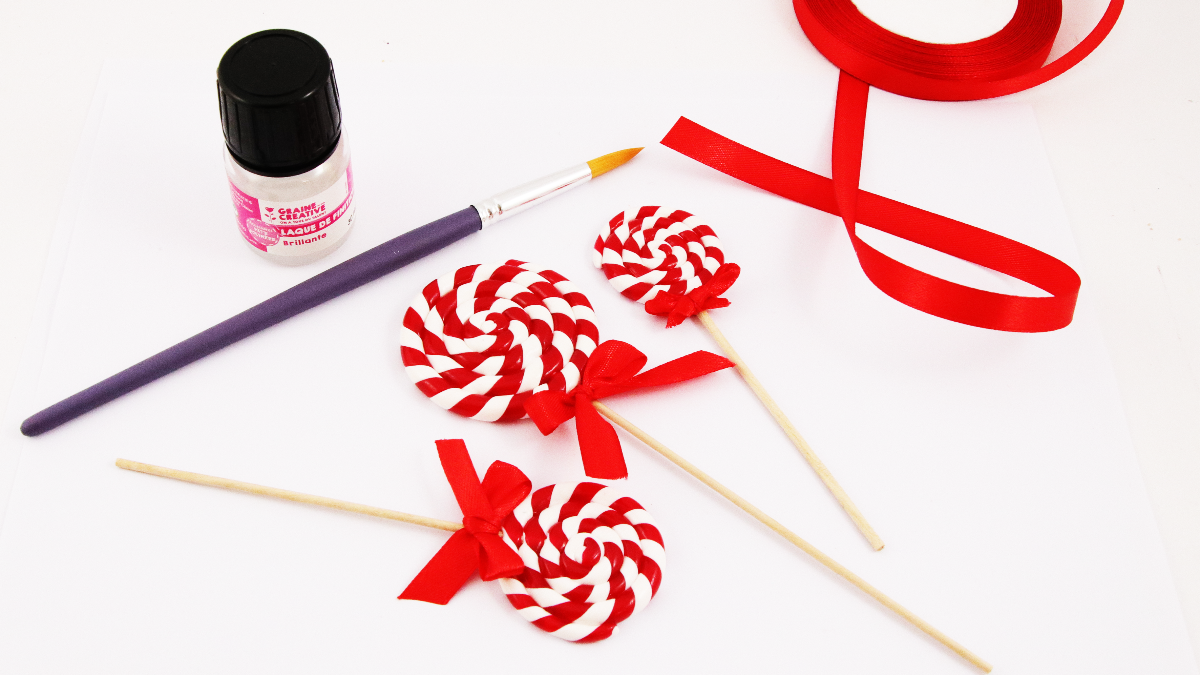 DIY 3 idées de décorations de Noël en pâte Fimo : Etape 17