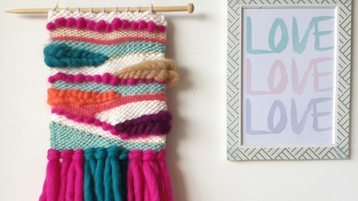 DIY Déco tissage mural