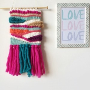 Schéma DIY Déco tissage mural