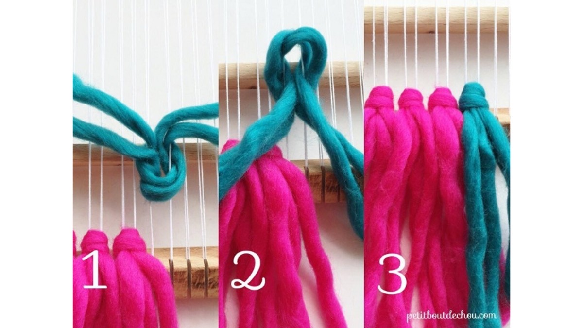 DIY Déco tissage mural : Etape 2