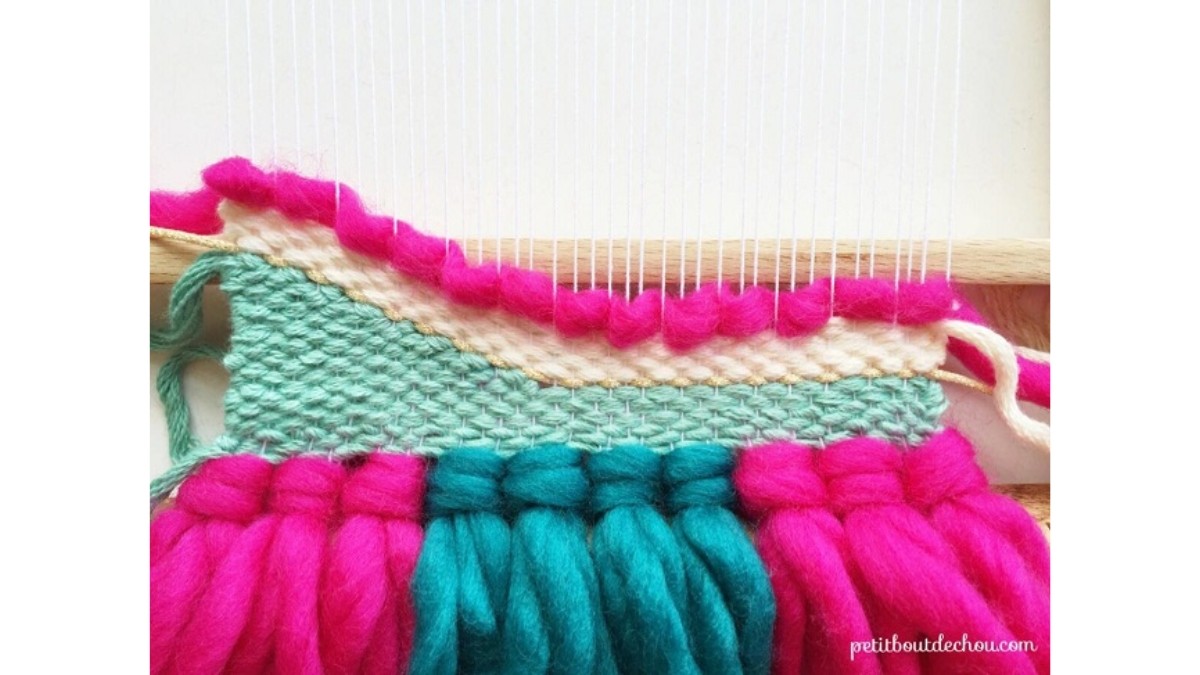 DIY Déco tissage mural : Etape 5