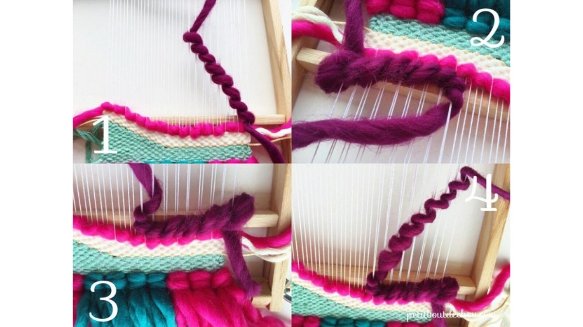 DIY Déco tissage mural : Etape 6