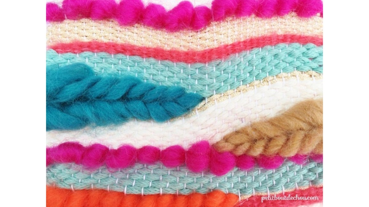 DIY Déco tissage mural : Etape 9