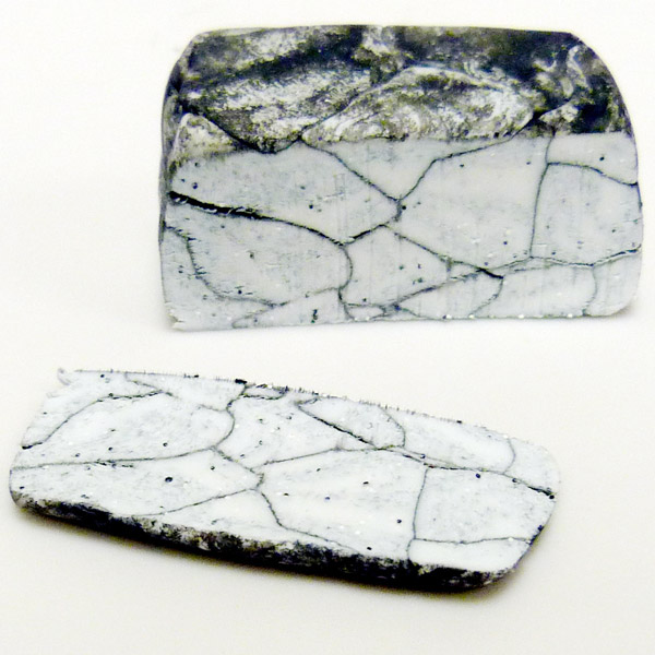 Coquetier en pâte polymère imitation marbre : Etape 1