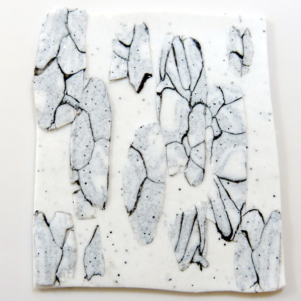 Coquetier en pâte polymère imitation marbre : Etape 2