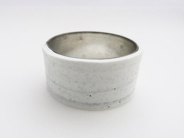 Coquetier en pâte polymère imitation marbre : Etape 5