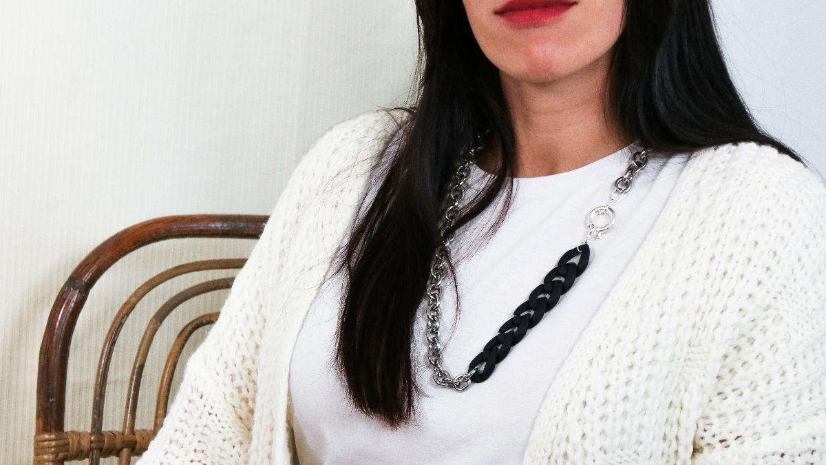 Tuto DIY collier gros maillons, chaine maille et fermoir bouée Tuto DIY collier gros maillons, chaine maille et fermoir bouée