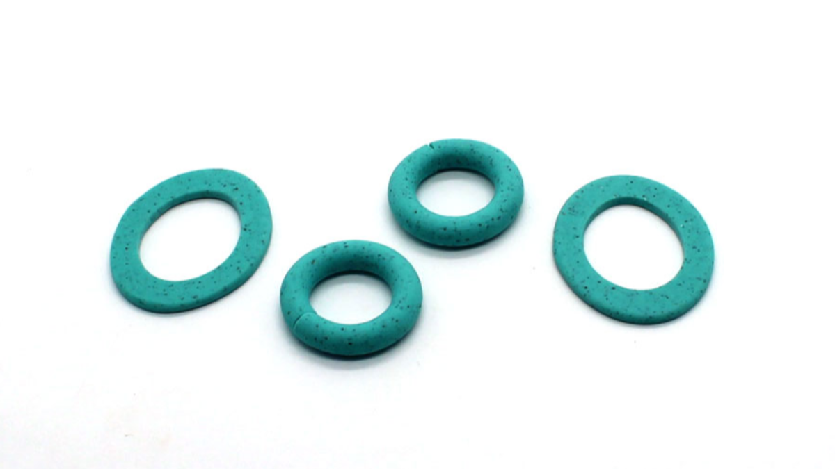 Boucles d'oreilles maillons interchangeables en pâte polymère : Etape 8