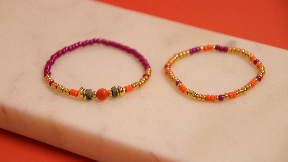 DIY Bijoux bohème avec perles heishi Turquoise africaine, graines naturelles et rocailles : Etape 8