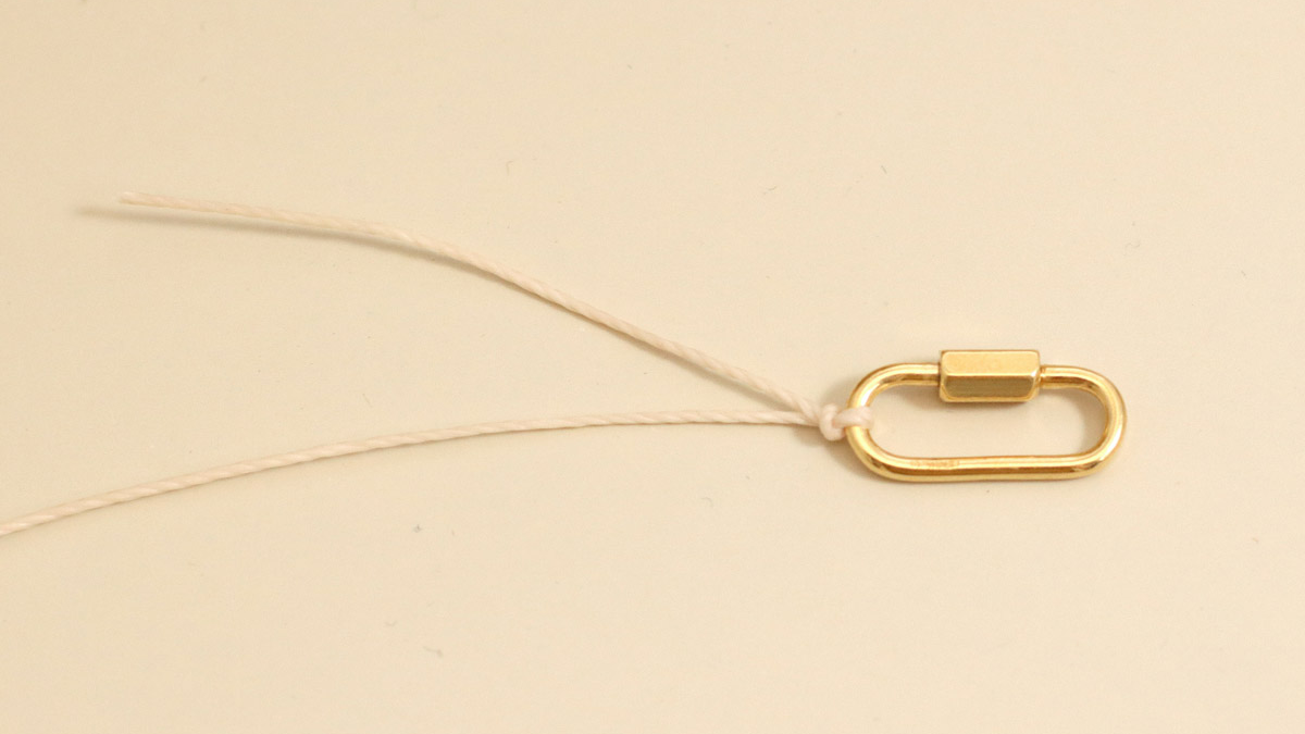 Bracelet duo couple pour la saint valentin en Agate indienne et agate arbre : Etape 1