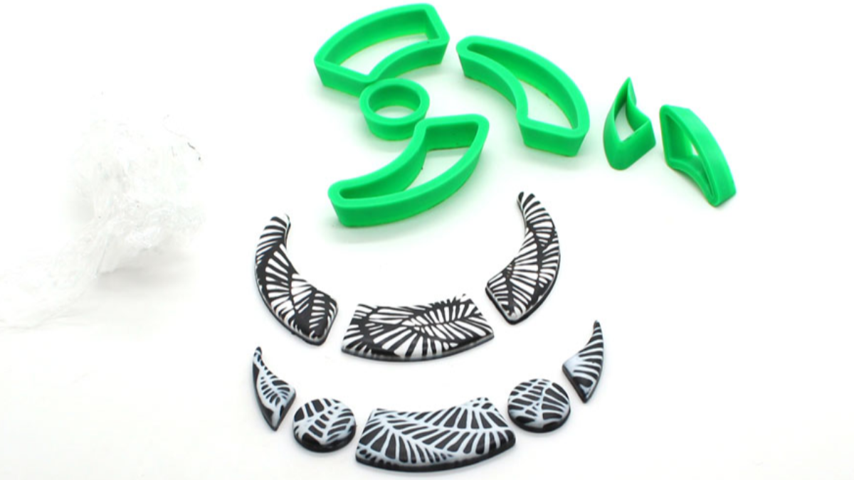 Colliers avec la technique polymère du mokumé : Etape 9