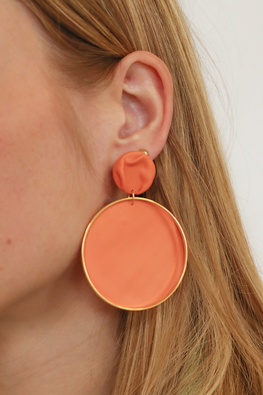 Schéma Boucles d'oreilles XL en pâte polymère FIMO effet plissé