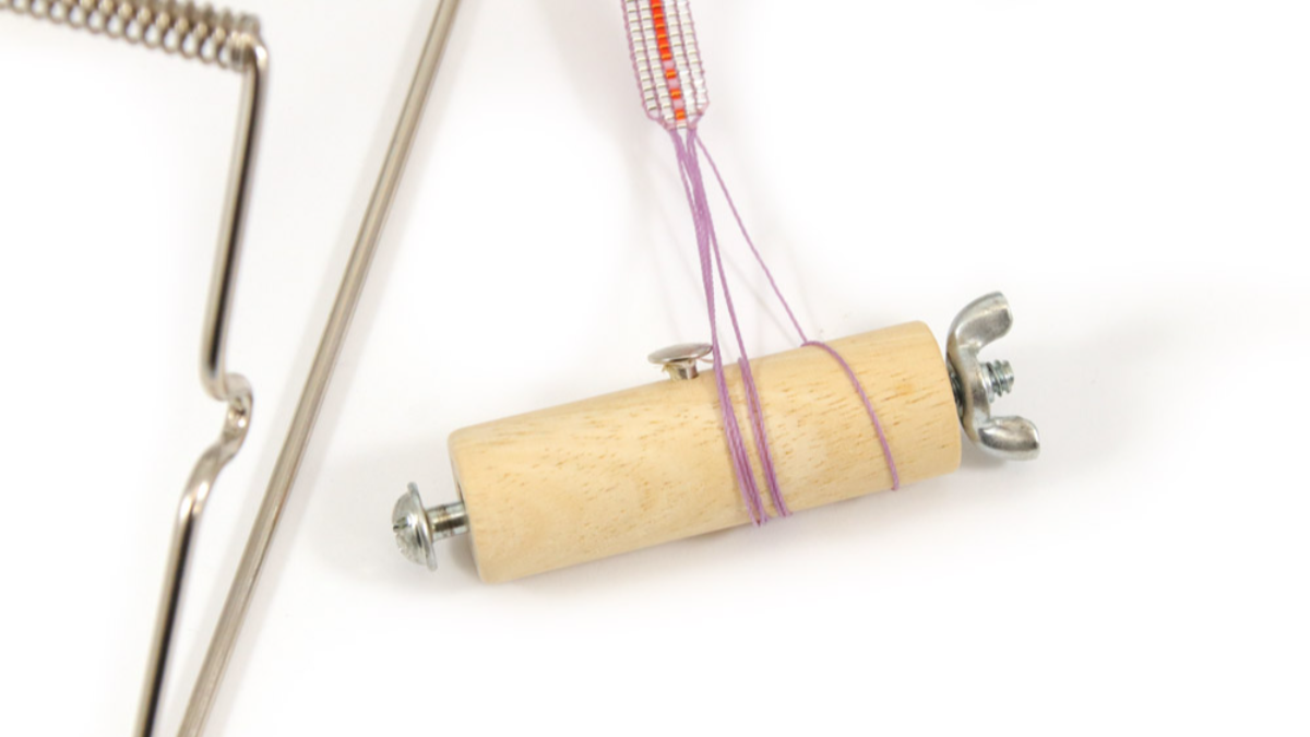 Bracelet Miyuki delicas 15/0 sur métier à tisser : Etape 7