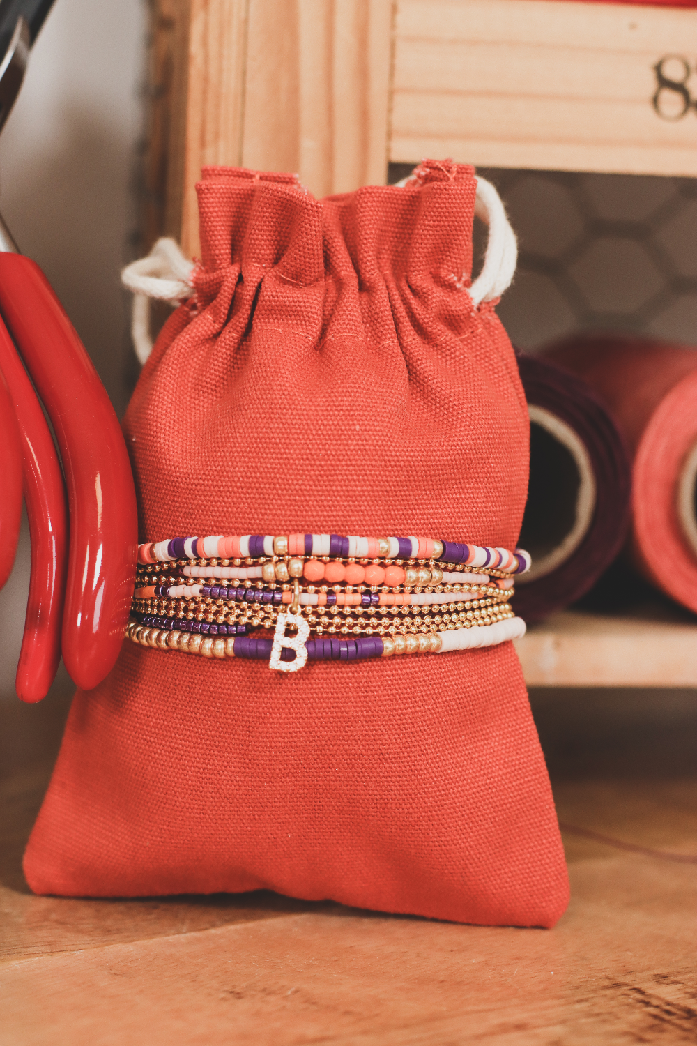 Schéma DIY Bracelet multirang pour débutant avec Heishi et Linhasita