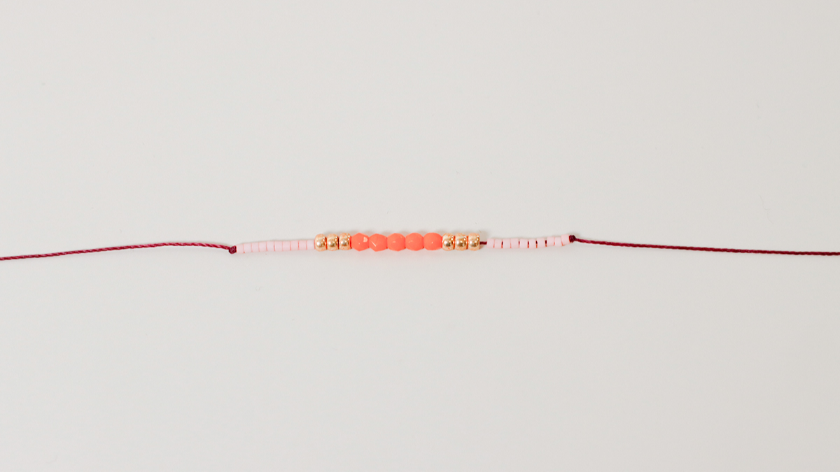 DIY Bracelet multirang pour débutant avec Heishi et Linhasita : Etape 4