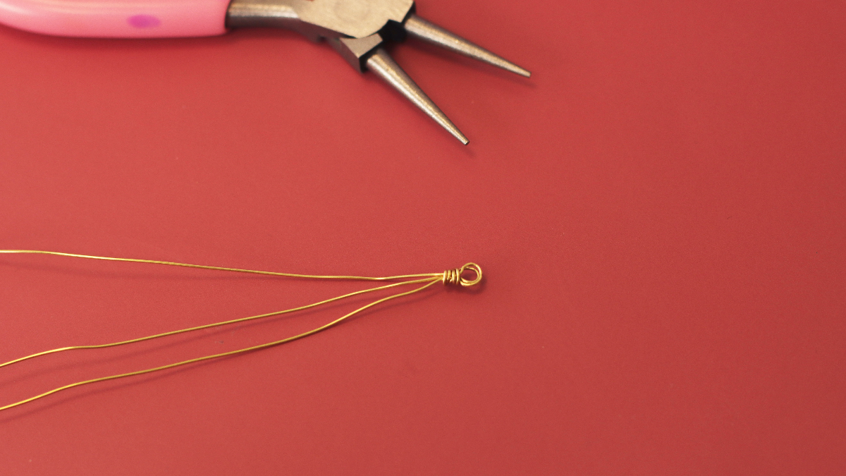 DIY Bague débutant tressage toupies PureCrystal arc-en-ciel : Etape 2