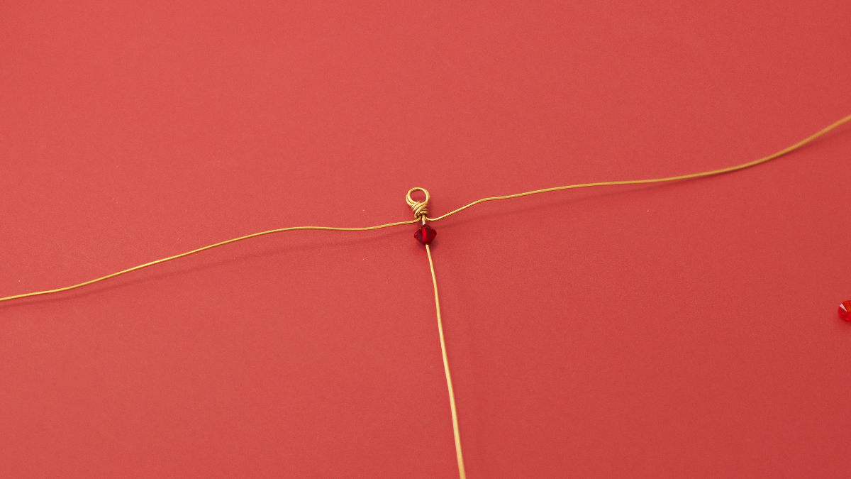 DIY Bague débutant tressage toupies PureCrystal arc-en-ciel : Etape 4