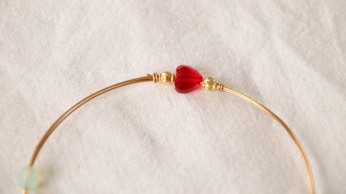 DIY Jonc en métal petit coeur PureCrystal : Etape 2