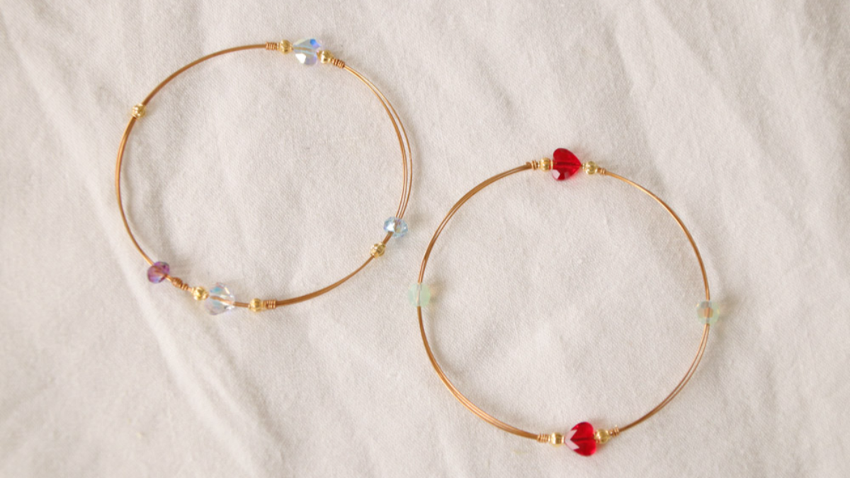 DIY Jonc en métal petit coeur PureCrystal : Etape 3